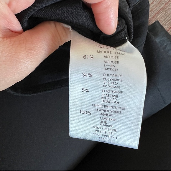 GIVENCHY Leather-Accented Straight Legged Pants - Picture 13 of 13